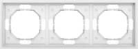 Рамка 3-я, матовый белый, серия S08
