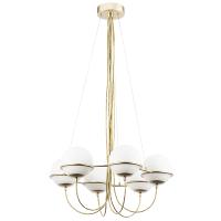 803263 Люстра GLOBO 6х40W E14 ШАМПАНЬ/БЕЛЫЙ