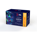 ENIN - WM ЭРА Гирлянда LED Мишура 3.9 м белый провод, мультиколор,  220V (24/576)