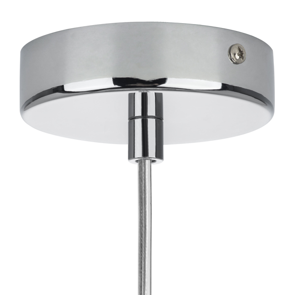 804001 Подвес DISSIMO 1х40W E27 ХРОМ/ПРОЗРАЧНЫЙ