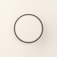 Накладка для светорегулятора поворотного, матовый кремовый, серия S08