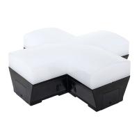 Фигурный коннектор для светодиодных линейных светильников ДБО-X черный 12Вт 4000К IP20 LUMA EKF