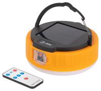 Фонарь кемпинговый светодиодный ЭРА KA-701  Персей  аккумуляторный, на солнечной батарее + пульт