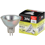 GU5.3-MR16-50W-12V-CL  Лампа галогенная ЭРА GU5.3-MR16-50W-12V-CL 50Вт софит теплый белый свет GU5.3
