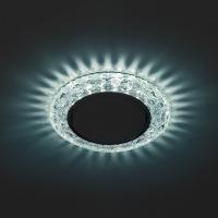 DK LD24 BL/WH Светильник ЭРА декор cо светодиодной подсветкой Gx53, голубой (50/800)