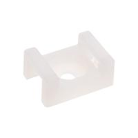 Площадка для крепления стяжки 22x16х4мм, белая (10 шт/уп) REXANT