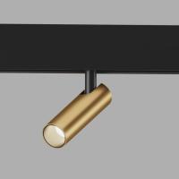 Slim Magnetic Трековый поворотный светильник 7W 4200K Cubo латунь 85035/01