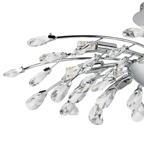 791184 Люстра потолочная ISABELLE 8х40W G9 ХРОМ