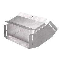 Угол вертикальный внутренний 45 градусов с крышкой Стандарт 300х100 Промрукав