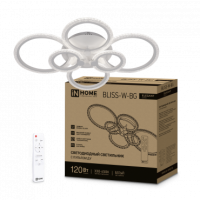 Светильник сд ELEGANT BLISS-W-BG 120Вт 230В 3000-6500K 8400Лм 780х550х130мм пульт ДУ белый IN HOME
