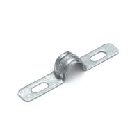 Скоба металлическая двухлапковая усиленная противопожарная СМДУ d10-11 мм (100шт/2200шт уп/кор) Промрукав