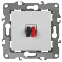 12-3111-01 ЭРА Розетка аудио, IP20, Эра12, белый (10/100/3200)