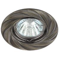 KL62 SB Светильник ЭРА литой MR16,12V/220V, 50W бронза (100/2400)