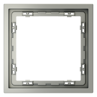 Рамка пластиковая VOLTUM S70 на 1 пост, (сталь)
