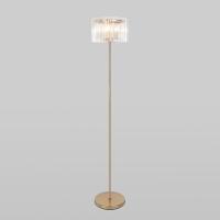 Напольный светильник со стеклянным плафоном 01116/3 золото