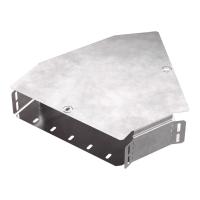 Угол горизонтальный 45 градусов с крышкой Стандарт 300х80 Промрукав