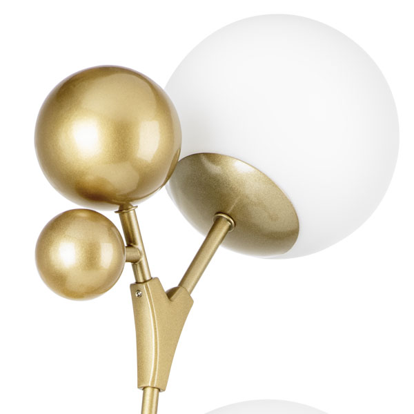 815533 Бра CROCO 3х5W (led) G9 ЗОЛОТО/БЕЛЫЙ