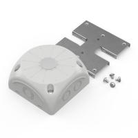 Коробка распределительная 60-0500-П для видеокамер двухкомпонентная безгалогенная (HF) серая 100х100х50 с пластиной монтажной Промрукав