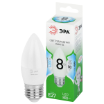 LED B35-8W-840-E27 GL  Лампа светодиодная ЭРА GREEN LINE LED B35-8W-840-E27 GL 8Вт свеча яркий белый свет E27