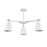 8097/3C MODERNI LN25 269 белый/белый металл, дерево/металл Люстра потолочная Е27 3*60W 220V ROSALINA