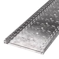 Лоток перфорированный Стандарт 500х50х3000 (1,0 мм) (6 м/уп) Промрукав