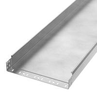 Лоток неперфорированный Профи INOX (AISI 304) 400х80x6000 (1,5 мм) (12 м/уп) Промрукав