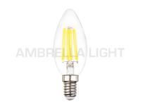 Лампа Filament LED C37-F 6W E14 3000K (60W)