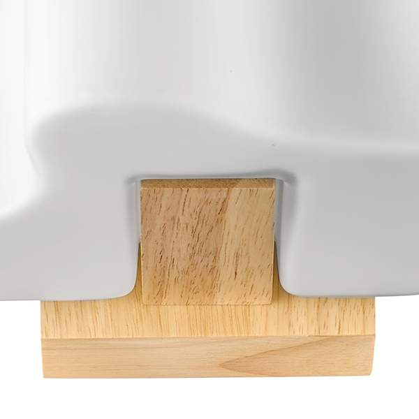 802615 Бра NUBI LEGNO 1х40W E14 СВЕТЛОЕ ДЕРЕВО/БЕЛЫЙ