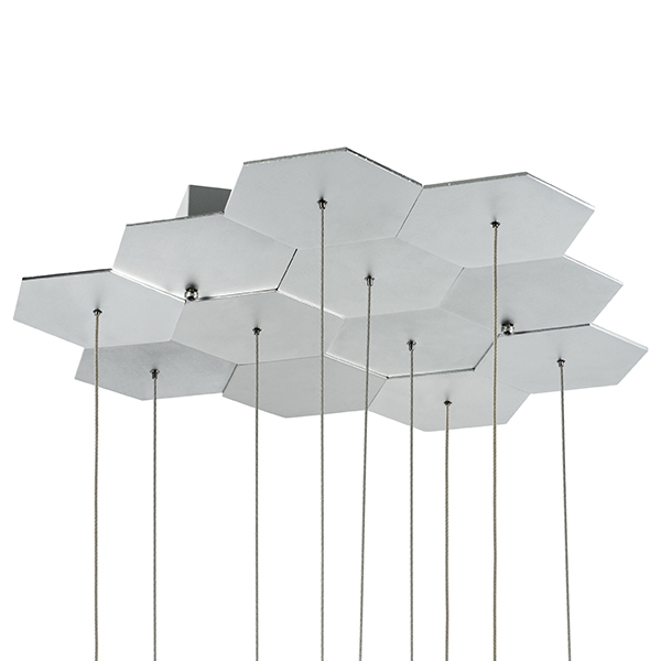 750224 Люстра подвесная FAVO LED-60W 2880LM Silver 4000K