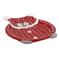 723093 Тарелка Красная Сова  L18 5 W17 H2 5 см