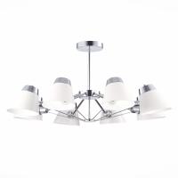 SLE155802-08 Светильник потолочный Хром/Белый E14 8*40W VARIO