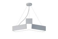 Светильник светодиодный Geometria ЭРА Igrek SPO-141-W-40K-028 28Вт 4000К 1750Лм IP40 600*600*80 белый подвесной