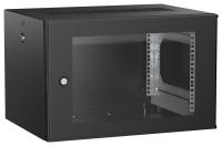 ITK UNITBOX W Шкаф настенный 6U 600х450мм дверь стеклянная черный