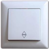 VS2811107 Выкл. 1-клав. проходной бел.