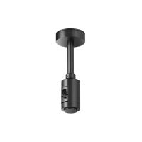 Крепление потолочное Short 78мм с вводом питания Flarity черный