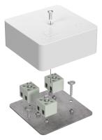 Коробка огнестойкая для кабель-канала 40-0450-FR1.5-6 Е15-Е120 RAL9003 75х75х30 (87 шт/кор) Промрукав