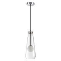 4954/1 PENDANT ODL22 339 хром/ белый/прозрачный/стекло Подвес G9 1*40W LOSTAR