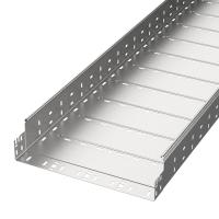 Лоток перфорированный Профи 400х100х6000 (1,2 мм) (12 м/уп) Промрукав