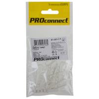 Дюбель-хомут нейлоновый 5-10мм, круглый, белый (10 шт/уп) PROconnect 