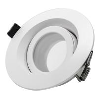 ST255.508.01 Св-к встр. Белый GU10 1*50W  IP65 D95xH45 220V Без ламп Встраиваемые светильники