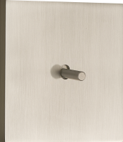 Переключатель перекрестный (с 3-х мест) на 1 тумблер, цилиндр, 10AX 250V, никель, серия N96