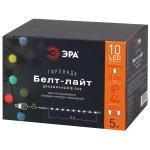 ERABL-MK52 ЭРА Гирлянда ЭРА Белт Лайт набор 5 м, 10 RGB LED ,дин.реж, с трансформ.каучук,24В,IP44 (6