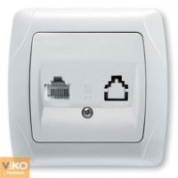 90561013 Розетка телефонная VIKO Carmen