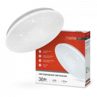 Светильник сд серии DECO 36Вт 230В 4000К 2340Лм 380х55мм ГЛОРИЯ IN HOME