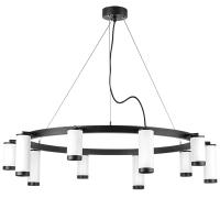 LR02036586540 Люстра RULLO 10х50W GU10 ЧЕРНЫЙ/БЕЛЫЙ (571020+214436-5+214486-5+203437-10)