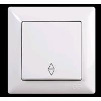 MD2911107 Выкл. 1-клав. проходной бел.