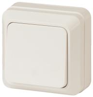 2-101-02 Intro Выключатель, 10А-250В, IP20, ОУ, Quadro, сл.кость (10/200/3600)