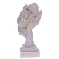 270378 Фигурка декоративная Лицо  L13 W12 H34 см