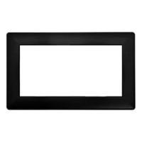 Рамка  2-местная (без перемычки),  пластик, STEKKER, PFR00-7012-05 , серия Катрин, черный