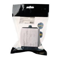 Розетка переносная 1-местная c/з STEKKER, RST16-1-44, 250В, 16А, IP44, черный